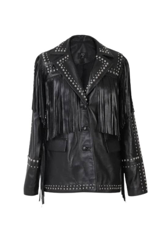 Scarlett Leather Jacket Black