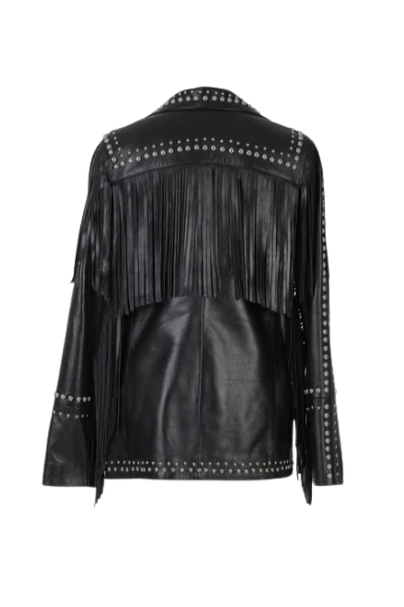 Scarlett Leather Jacket Black