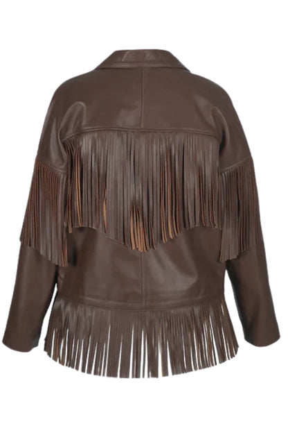 Pyrus Leather Jacket Brown