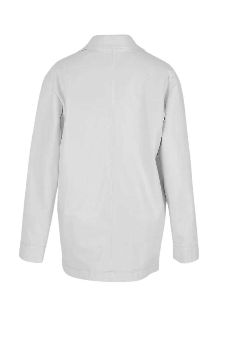 Karri Leather Jacket White