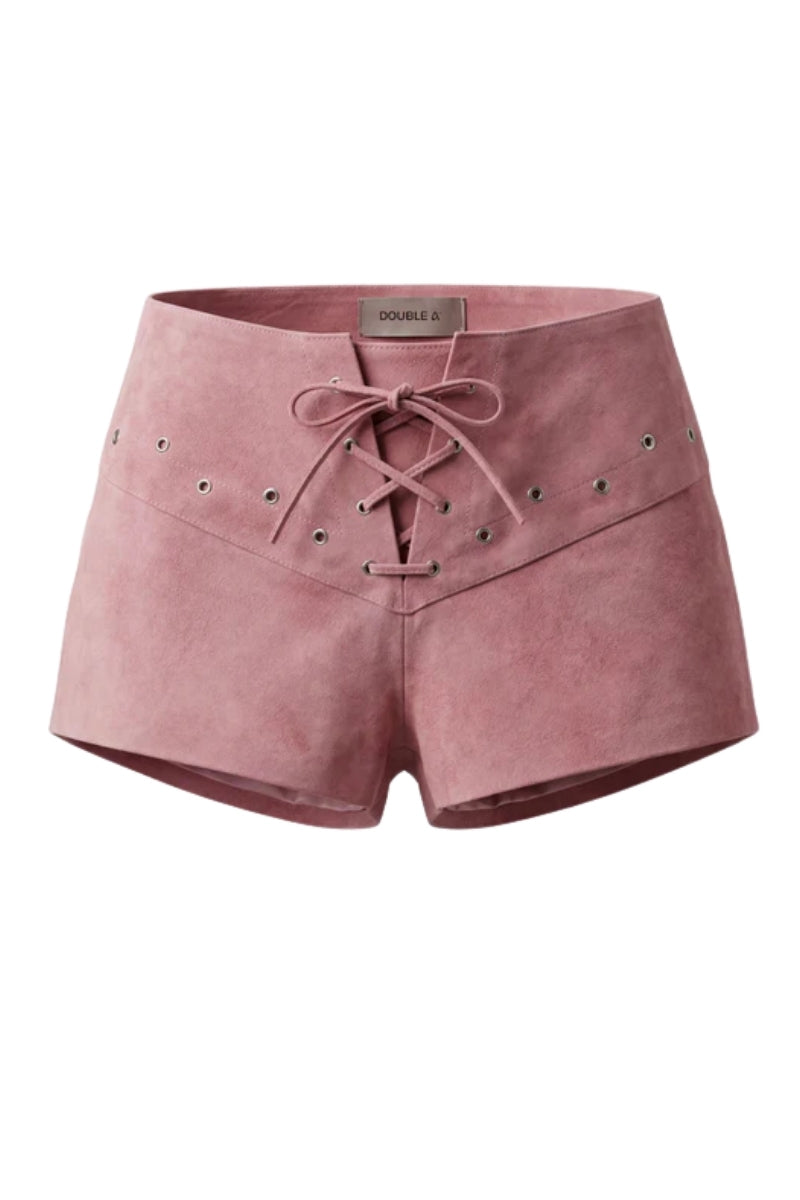 Jason Suede Shorts Pink