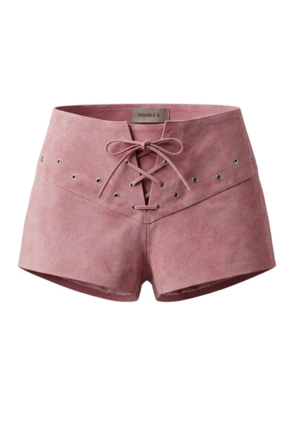 Jason Suede Shorts Pink