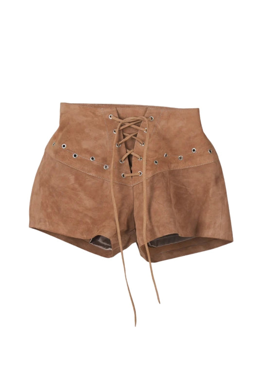 Jason Suede Shorts Beige