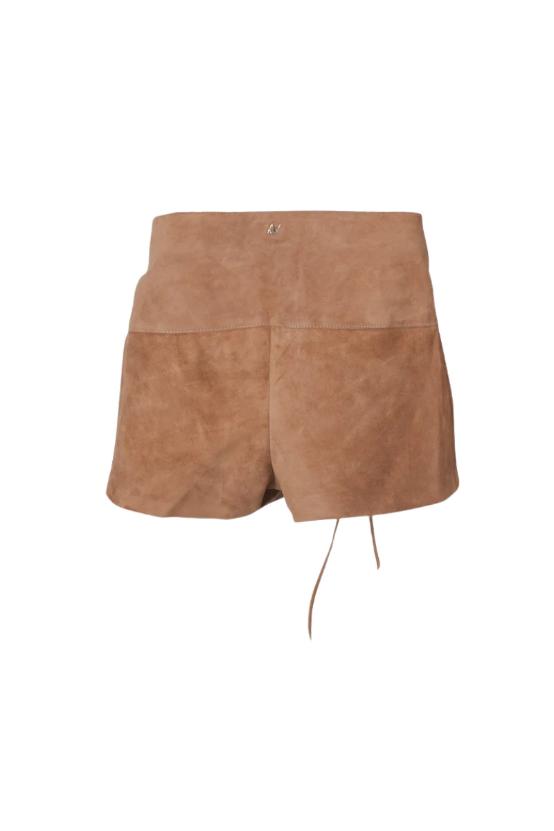 Jason Suede Shorts Beige