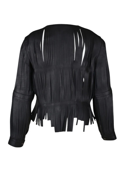 Ayla Leather Jacket Black