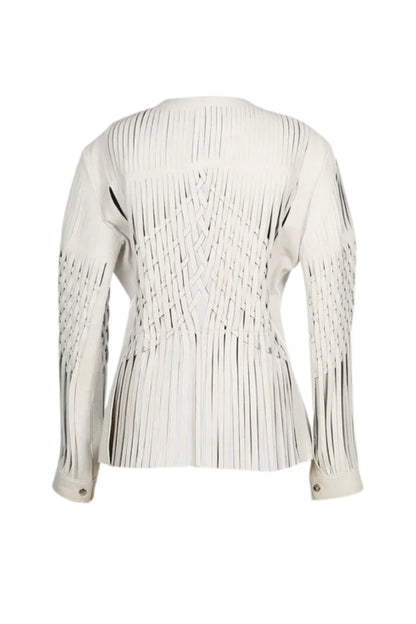 Attalea Leather Jacket White