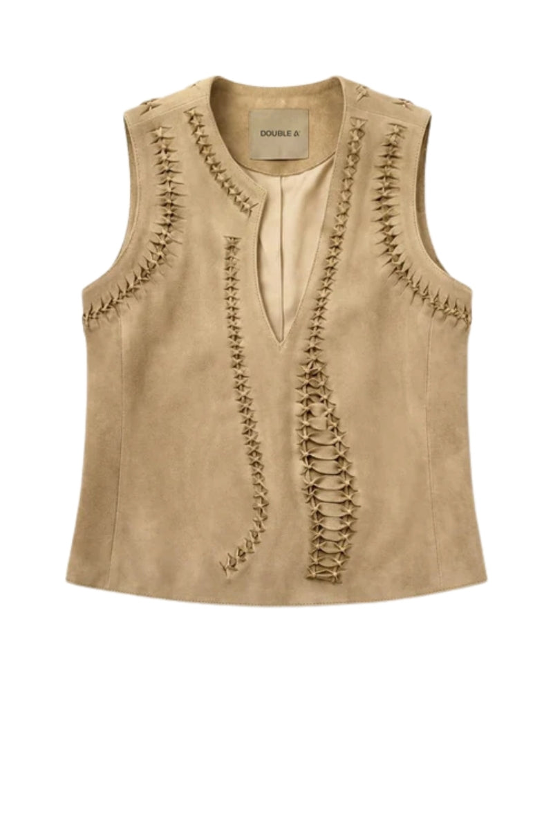 Willow Suede Top Tan