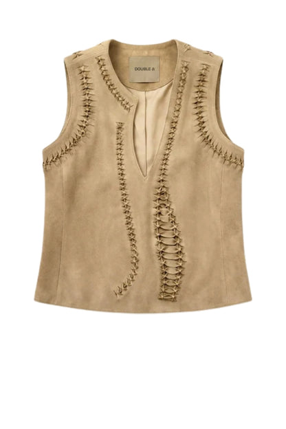Willow Suede Top Tan