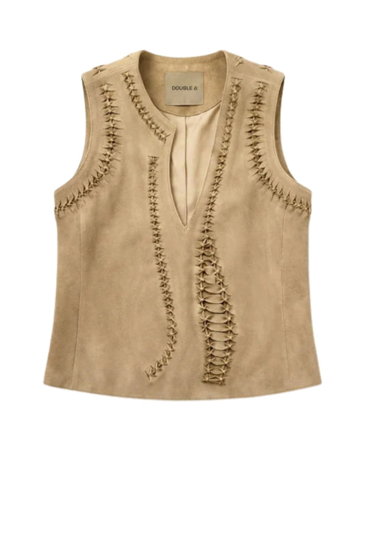 Willow Suede Top Tan