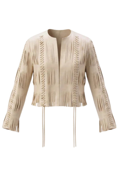 Caniayla Leather Jacket Butter Yellow