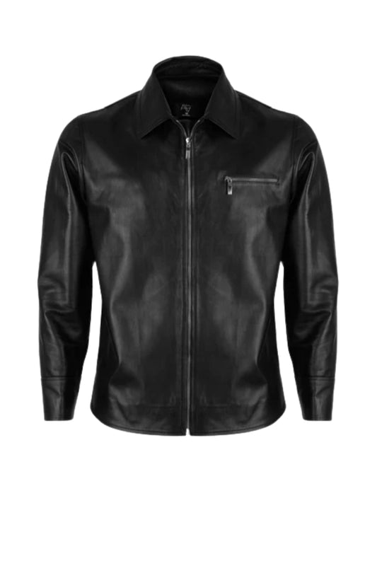 Emerson Leather Jacket Black