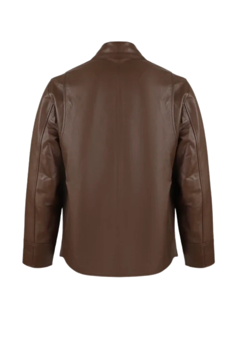 Emerson Leather Jacket Brown