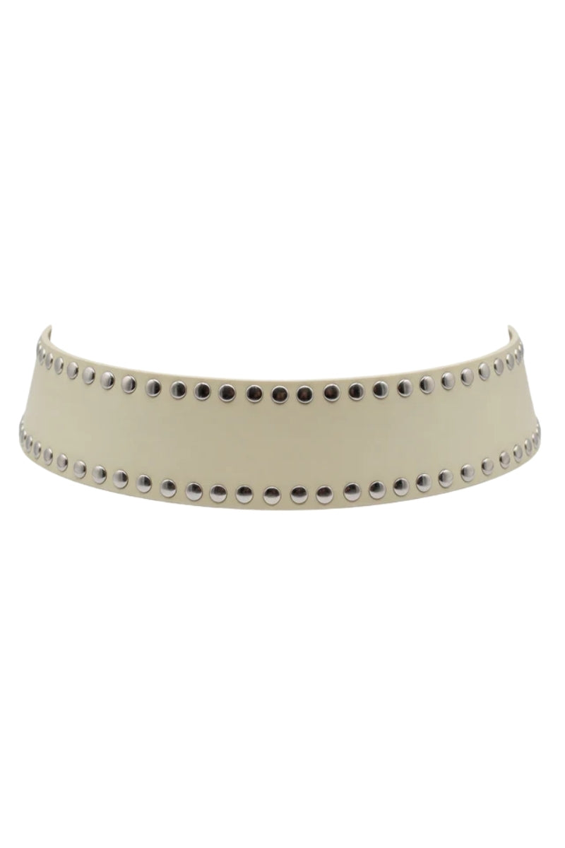Liam Leather Belt Butter Yellow