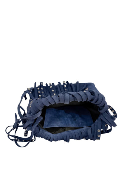Ada Suede Bag Blue