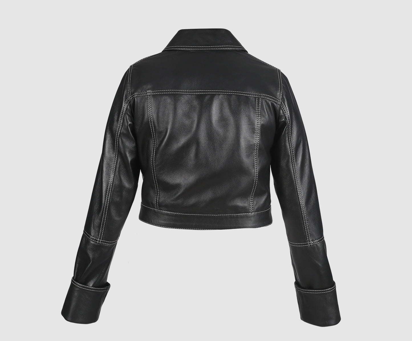 Zinnia Leather Jacket Black
