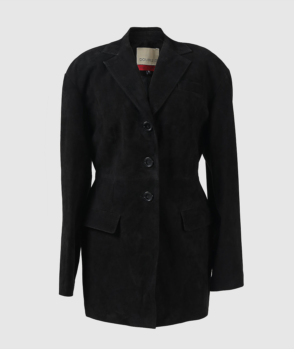 Everett Suede Coat Black