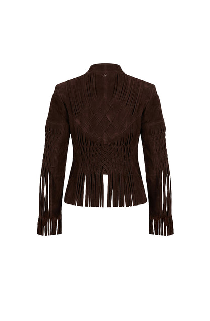 Attianna Suede Jacket Brown - Exclusively Online