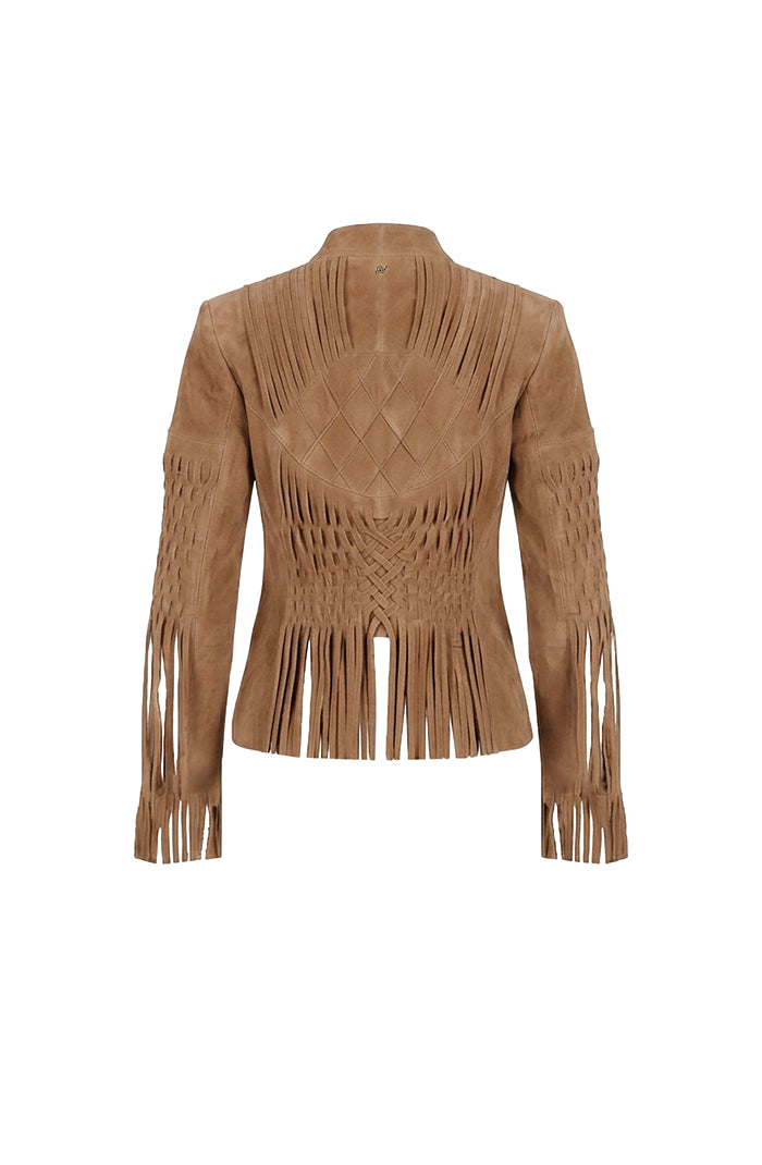 Attianna Suede Jacket Beige - Exclusively Online