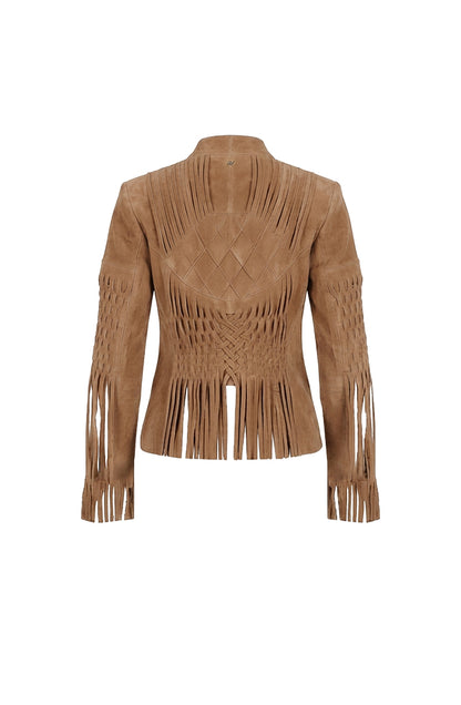Attianna Suede Jacket Beige - Exclusively Online