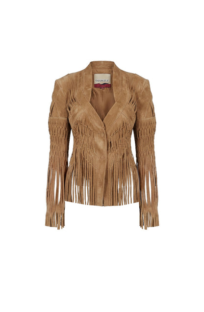 Attianna Suede Jacket Beige - Exclusively Online