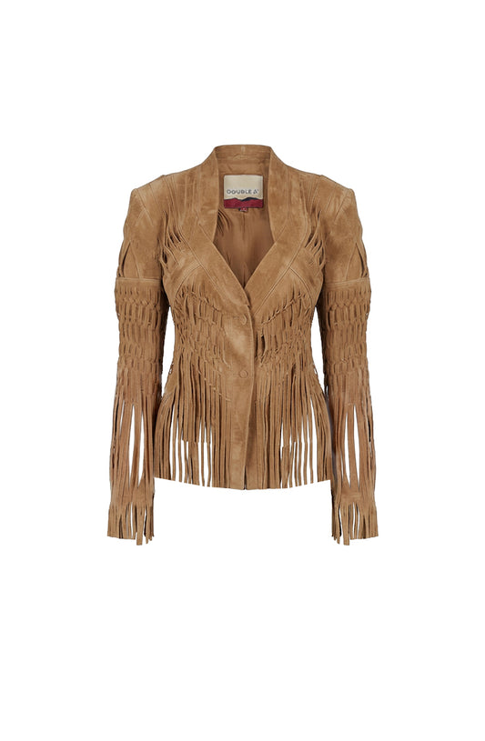 Attianna Suede Jacket Beige - Exclusively Online