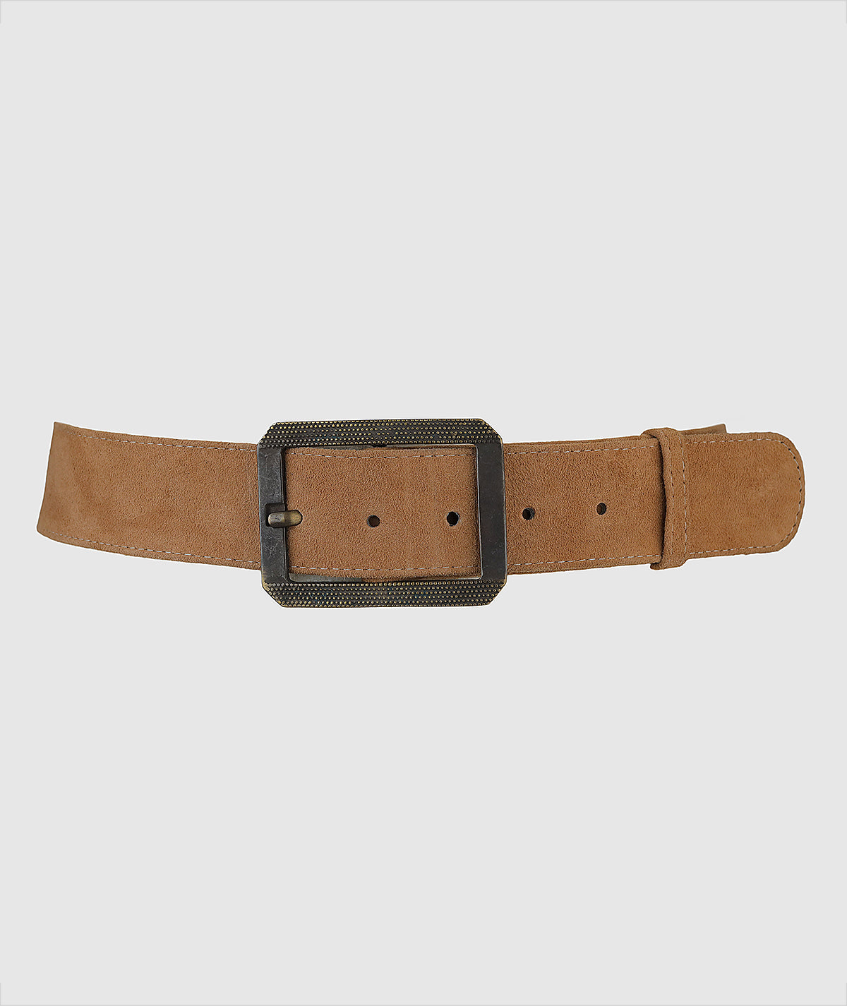 Arden Suede Belt Beige