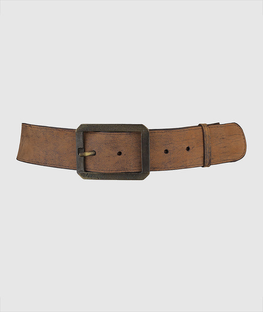 Arden Leather Belt Washed Brown