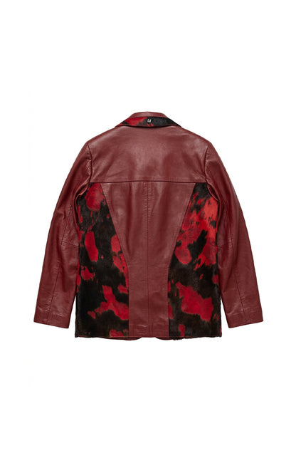 Kennedy Leather Jacket Red