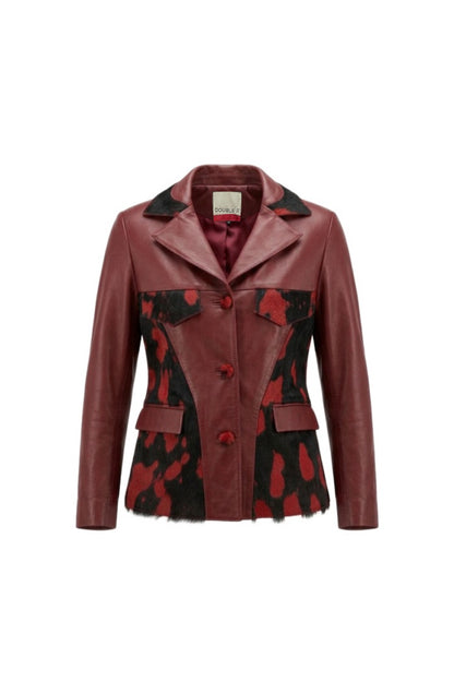 Kennedy Leather Jacket Red